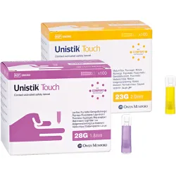 Unistik Touch Veiligheidslancetten Unistik Touch Lancet, indringdiepte 1,8 mm | 28 G